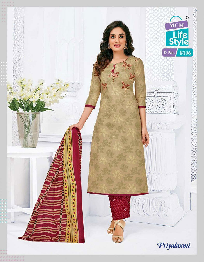 Mcm Lifestyle Priyalaxmi 22 Casual Daily Wear Cotton Printed Dress Material Collection
